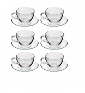 6 Tasses+Sous tasses