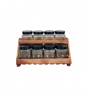 Boîte à épices carrée