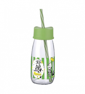 Bouteille de lait avec...