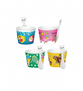 Gobelets à glace avec ...