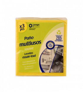 Lavettes synthétiques