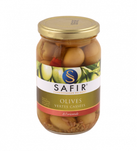 Olives vertes cassées