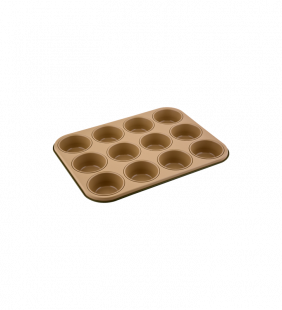 Plaque à 12 moules à m...