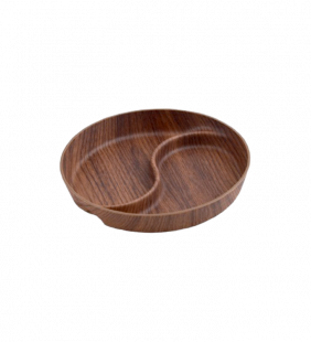 Plat à 2 compartiments