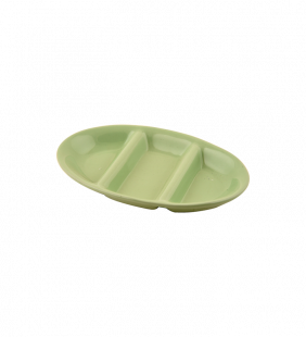 Plat oval à compartiemnts