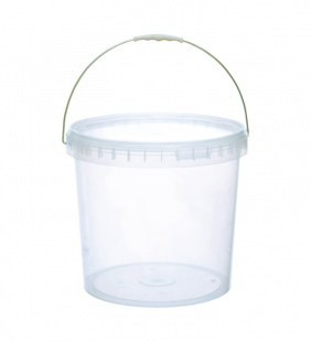 Seau oval avec emballage