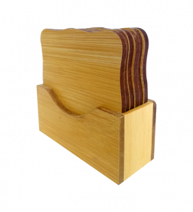 Set: 6 sous verre avec...